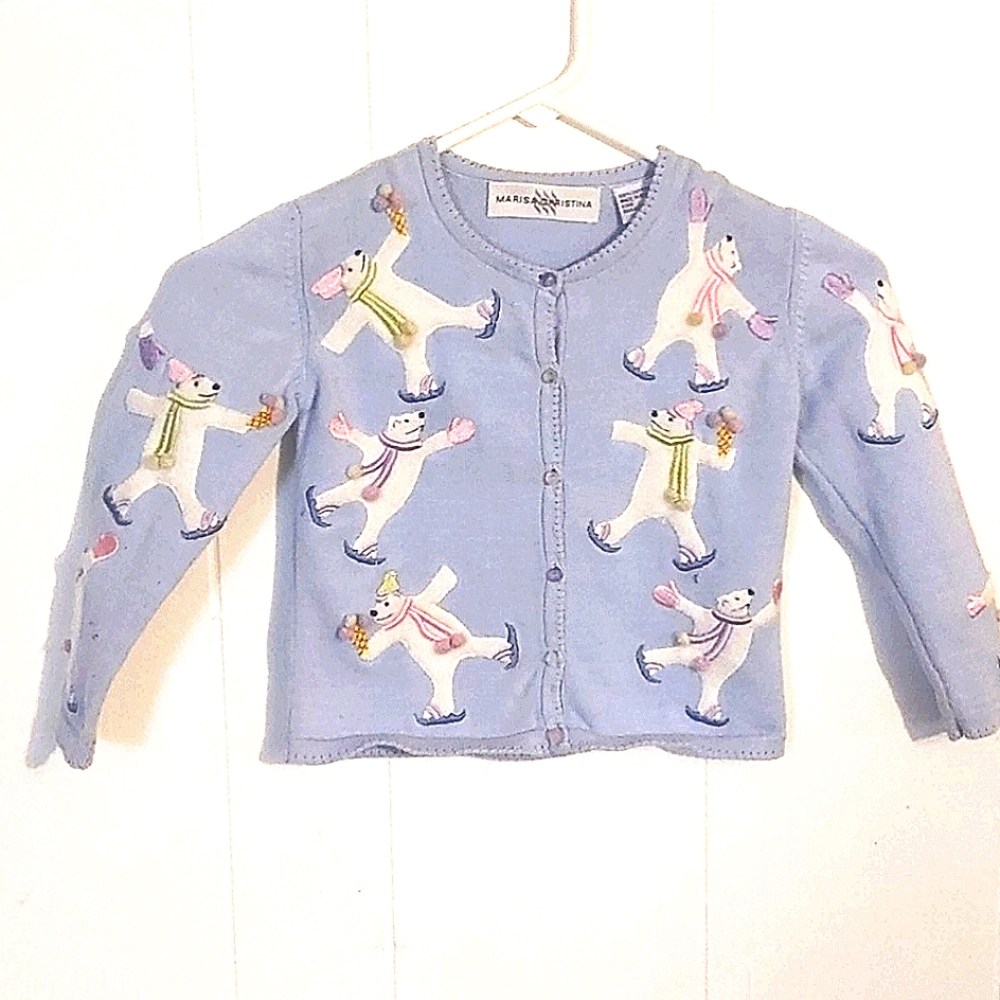 Marisa Christina appliqued sweater.